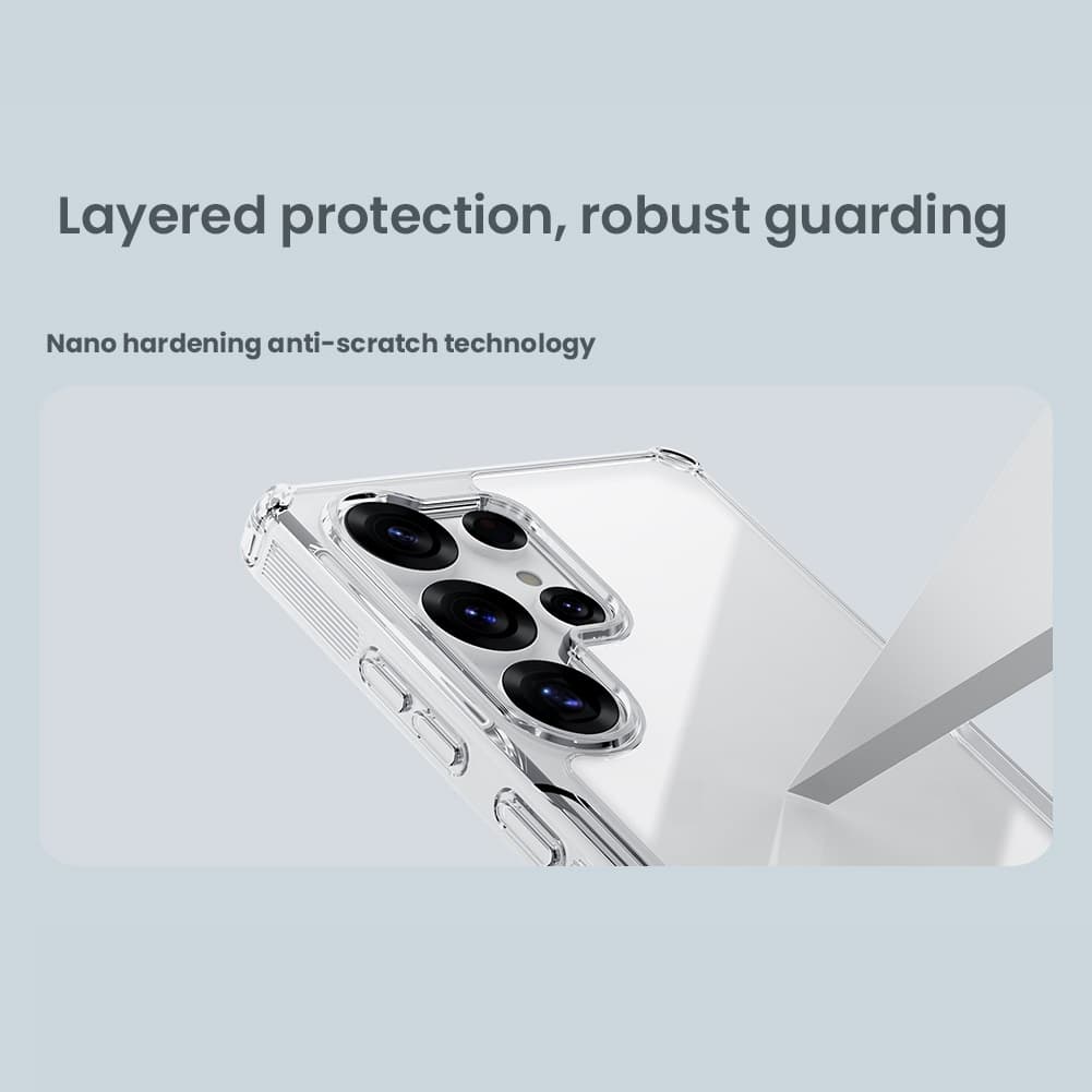 Zadní kryt Nillkin Nature TPU PRO pro Samsung Galaxy S25 Ultra Transparent - náhled 5