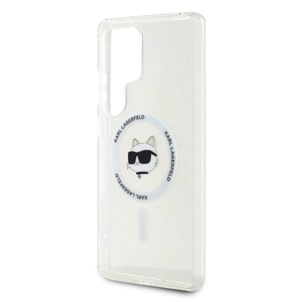 Zadní kryt Karl Lagerfeld IML Choupette Head MagSafe pro Samsung Galaxy S25 Ultra Transparent - náhled 5