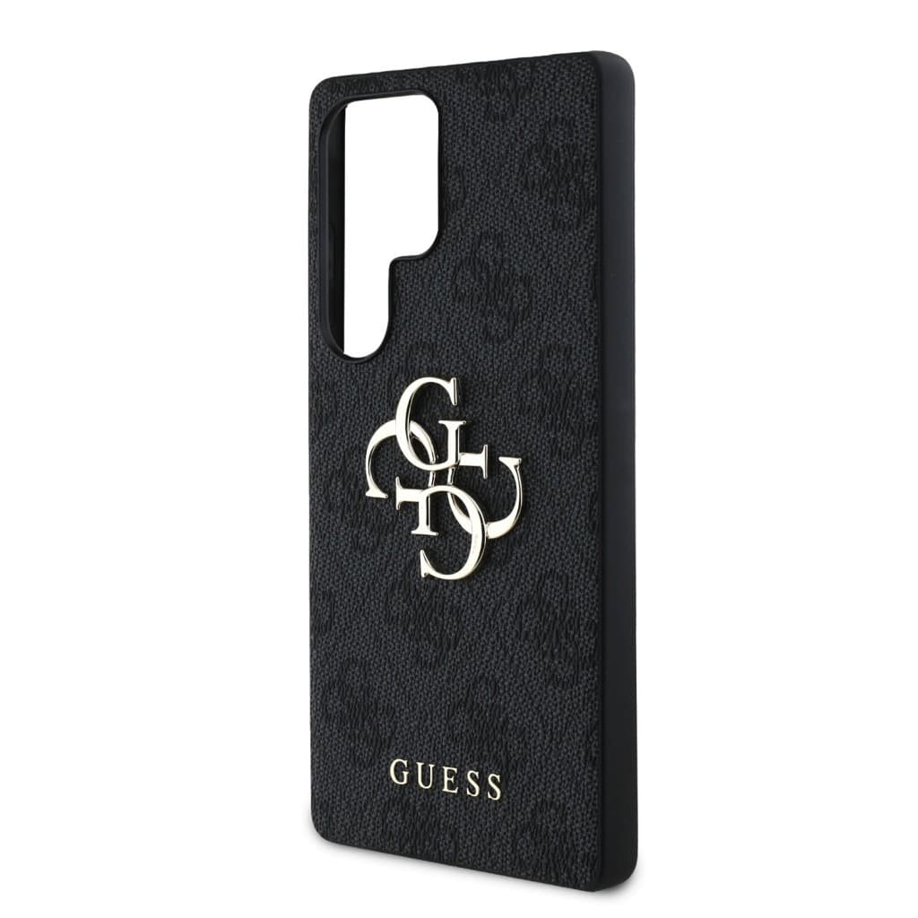 Zadní kryt Guess PU 4G Metal Logo pro Samsung Galaxy S25 Ultra Grey - náhled 5