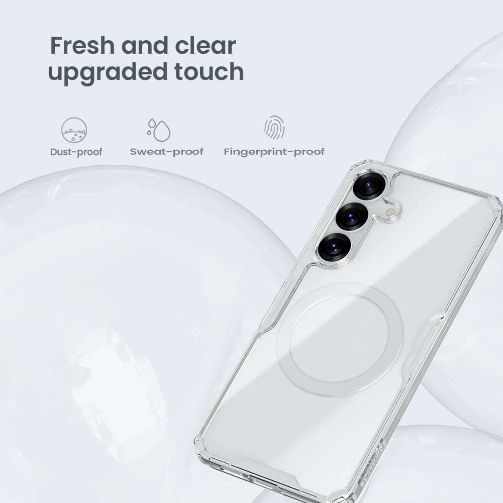 Zadní kryt Nillkin Nature TPU PRO Magnetic pro Samsung Galaxy S25 Transparent - náhled 5