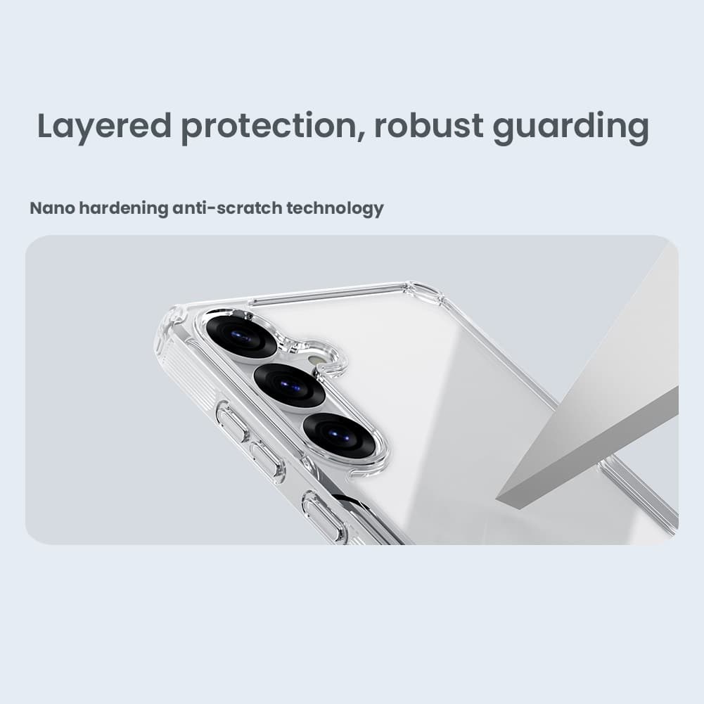 Zadní kryt Nillkin Nature TPU PRO pro Samsung Galaxy S25 Transparent - náhled 5