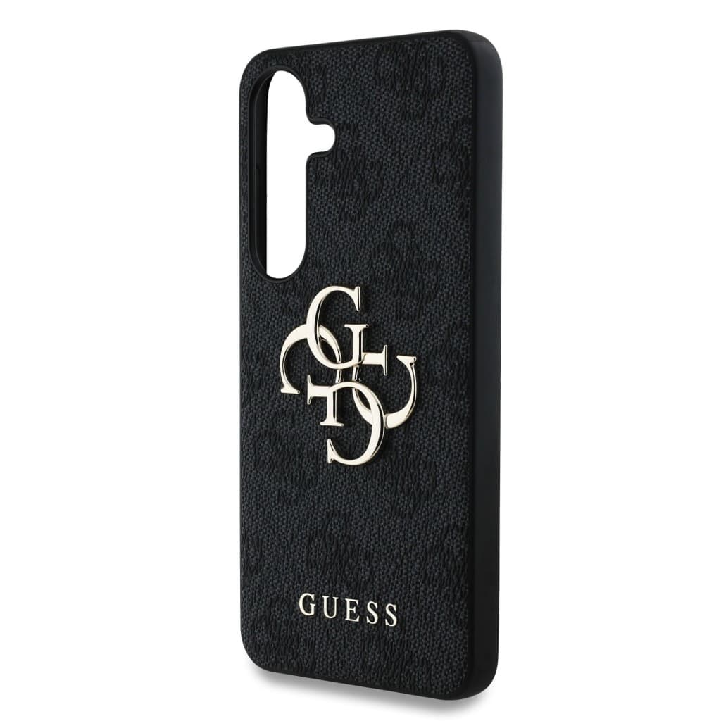 Zadní kryt Guess PU 4G Metal Logo pro Samsung Galaxy S25 Grey - náhled 5