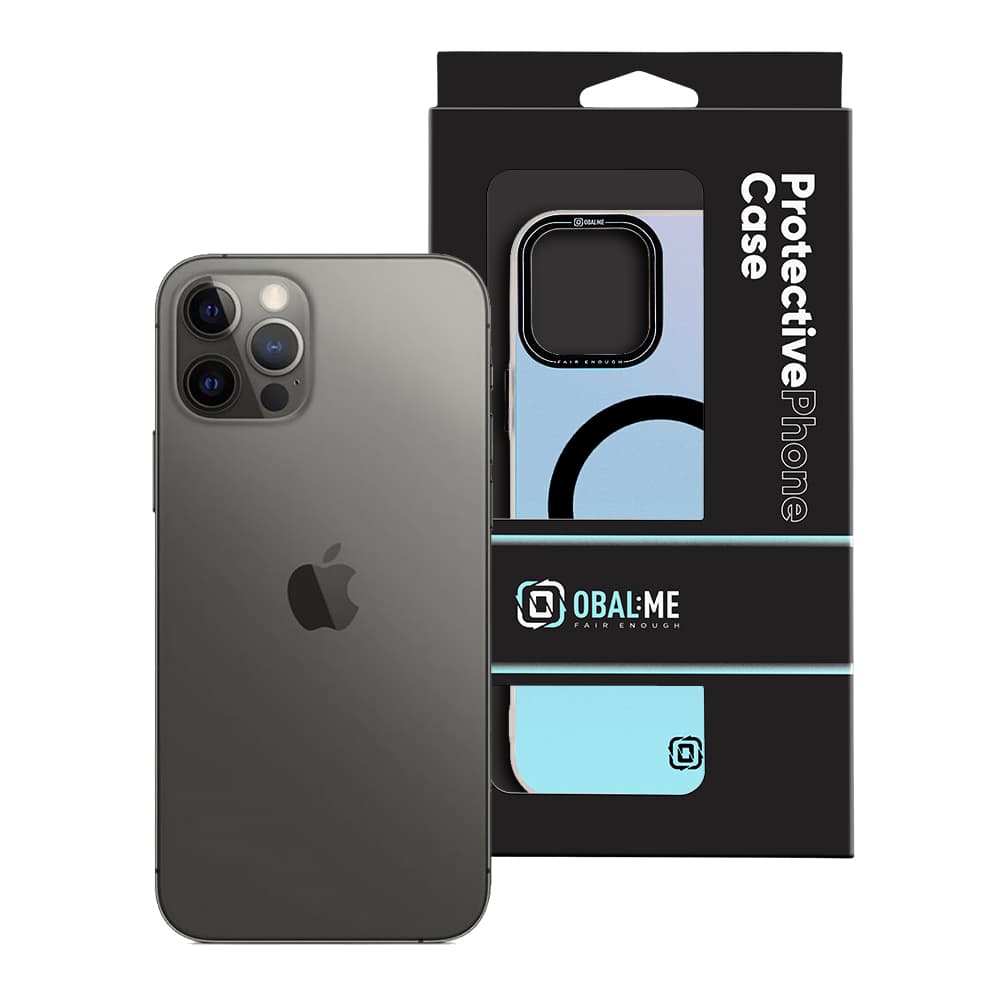 Zadní kryt OBAL:ME HoloMag pro Apple iPhone 12-12 Pro Black - náhled 5