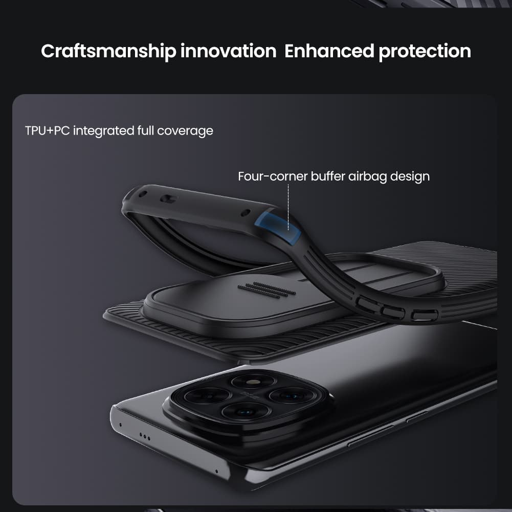 Zadní kryt Nillkin CamShield PRO pro Xiaomi Redmi Note 14 Pro 5G-Poco X7 5G Black - náhled 5
