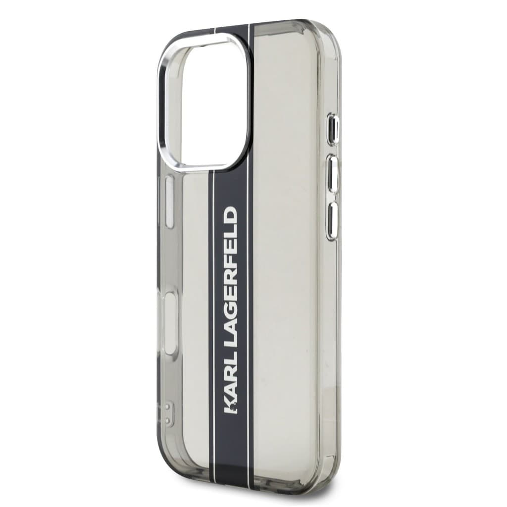 Zadní kryt Karl Lagerfeld IML Stripe Logo pro iPhone 16 Pro Max Black - náhled 5