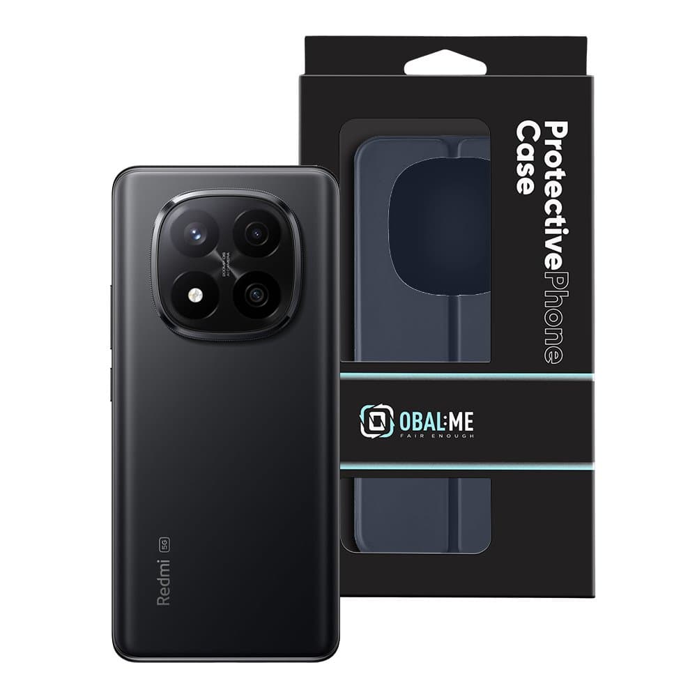 Knížkové pouzdro OBAL:ME SmoothTouch pro Xiaomi Redmi Note 14 Pro+ 5G Dark Blue - náhled 5