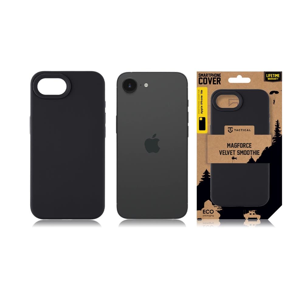 Zadní kryt Tactical MagForce Velvet Smoothie pro Apple iPhone 16e Asphalt - náhled 5