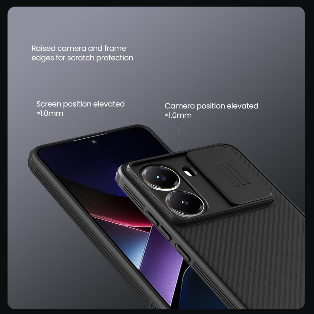 Zadní kryt Nillkin CamShield PRO Magnetic pro Poco X7 Pro 5G Black - náhled 5