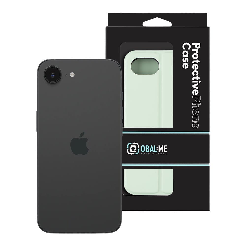Knížkové pouzdro OBAL:ME SmoothTouch pro Apple iPhone 16e Mint Green - náhled 5