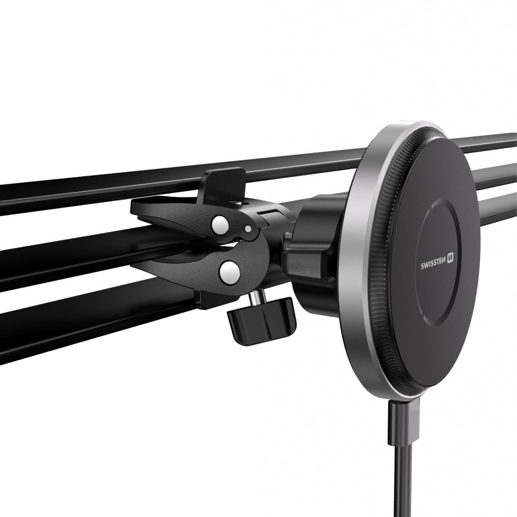 Magnetický držák do auta Swissten Airhold do ventilace s bezdrátovým nabíjením 15W-7,5W (kompatibilní s magsafe) - náhled 5