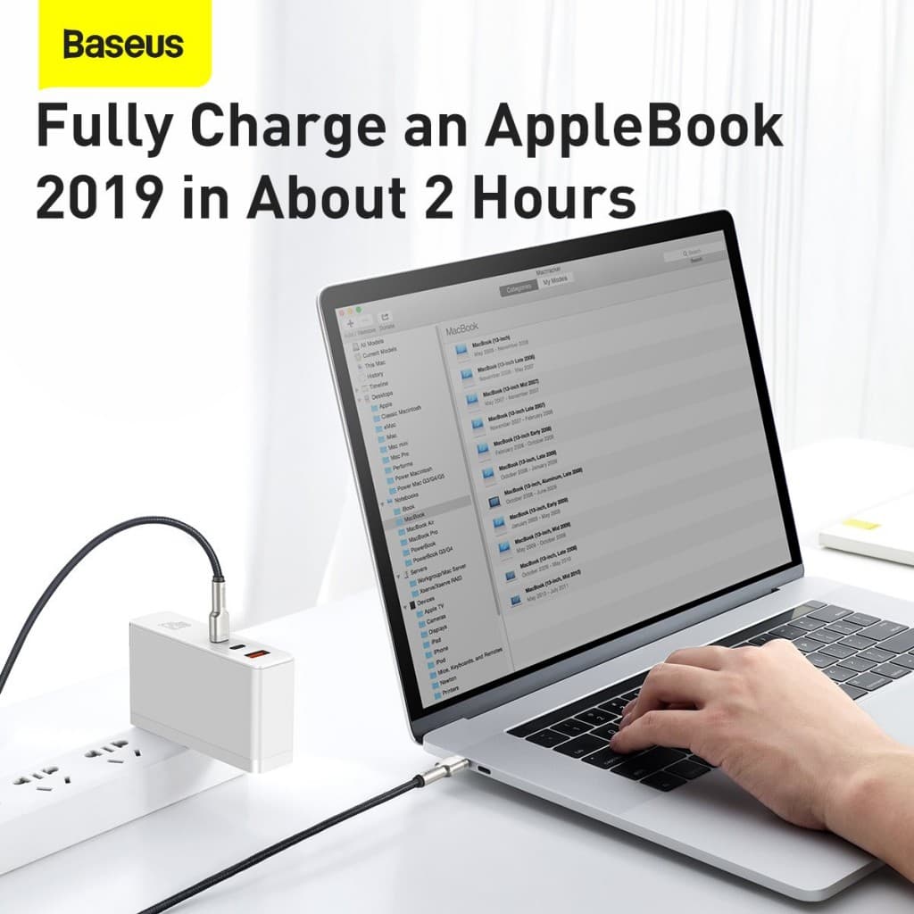 Datový kabel Baseus Cafule Metal Series USB-C - USB-C 100W 1m Black - náhled 5