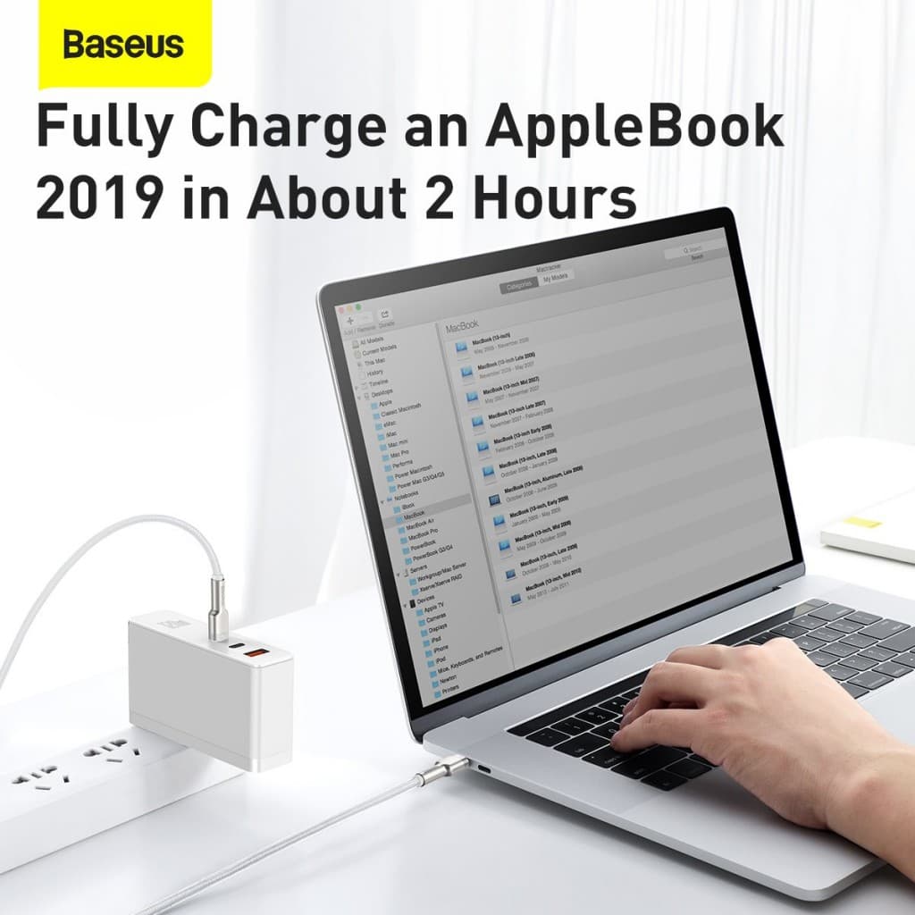 Datový kabel Baseus Cafule Metal Series USB-C - USB-C 100W 1m White - náhled 5