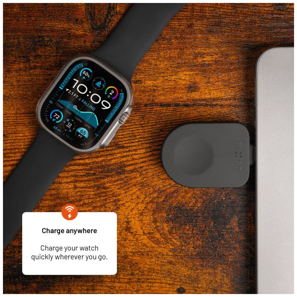 Nabíjecí USB-C adaptér FIXED pro Apple Watch kompatibilní s Powerstation Uni, černý - náhled 5