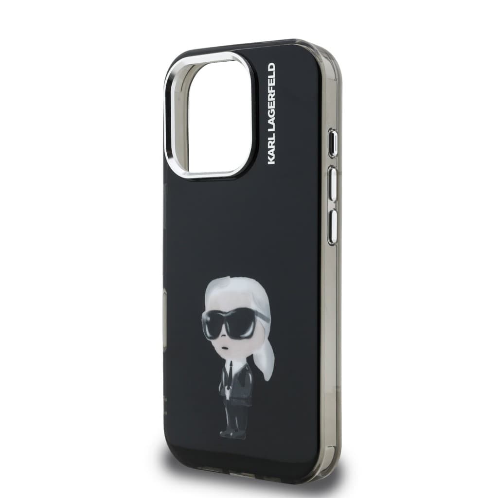 Zadní kryt Karl Lagerfeld IML Aquarelle Karl pro iPhone 16 Pro Max Black - náhled 5