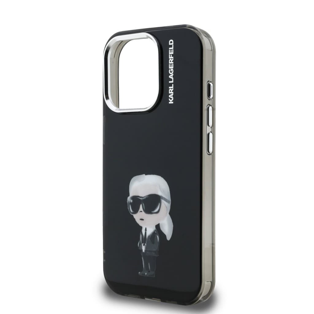 Zadní kryt Karl Lagerfeld IML Aquarelle Karl pro iPhone 15 Pro Max Black - náhled 5