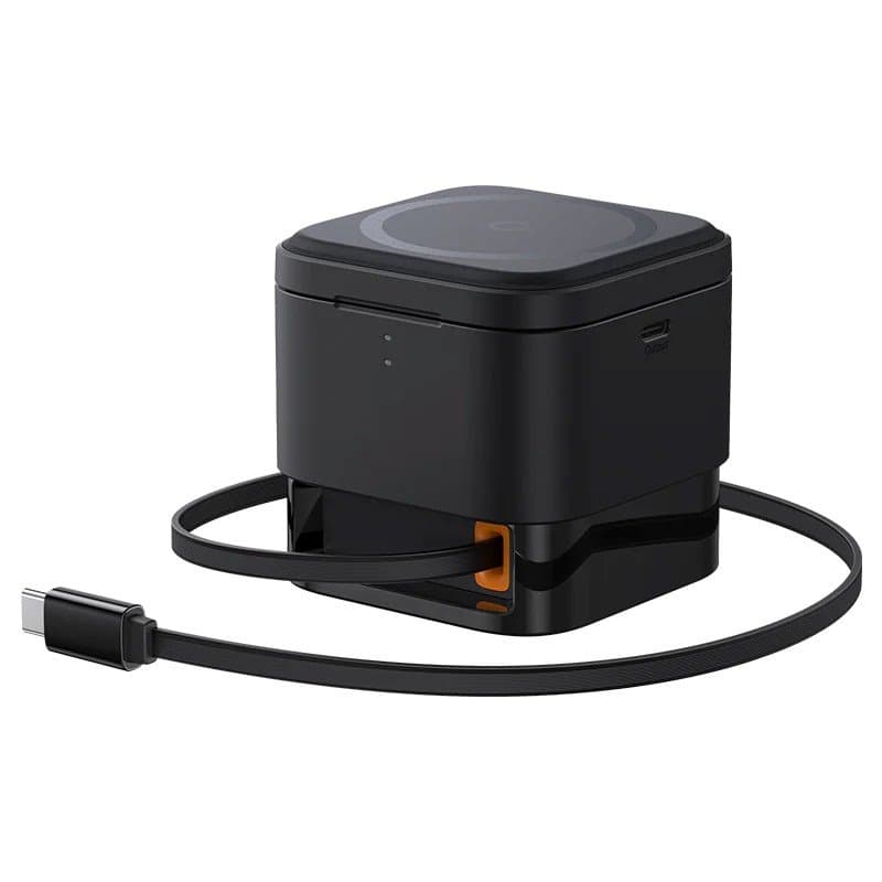 Magnetická bezdrátová rychlonabíječka Baseus MagPro 3v1 25W Cosmic Black - náhled 5
