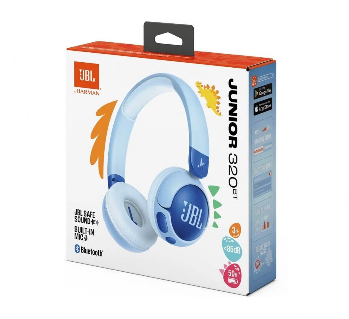 Bezdrátová sluchátka JBL JR320BT Blue - náhled 5