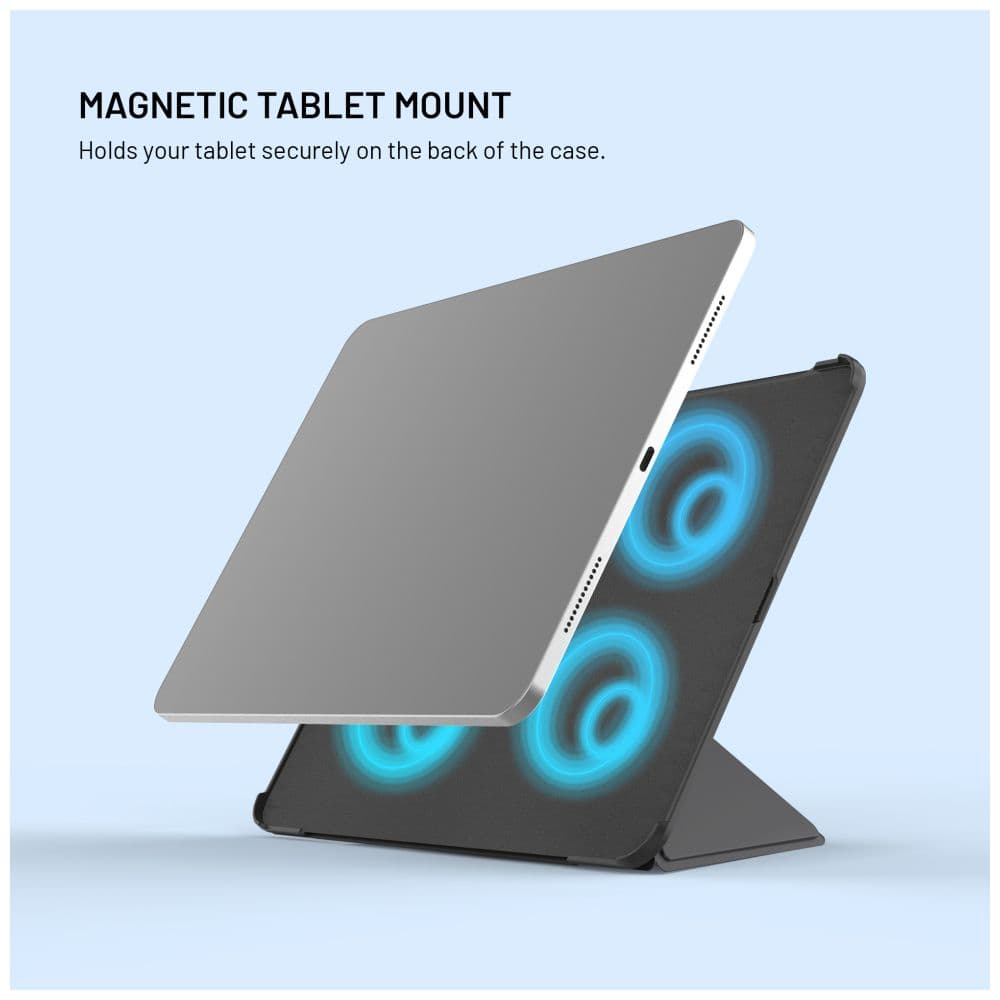 Pouzdro FIXED Trinity Case pro Apple iPad Pro 11" (2018-2022)/iPad Air (2020/2022/2024/2025) se stojánkem, černé - náhled 5