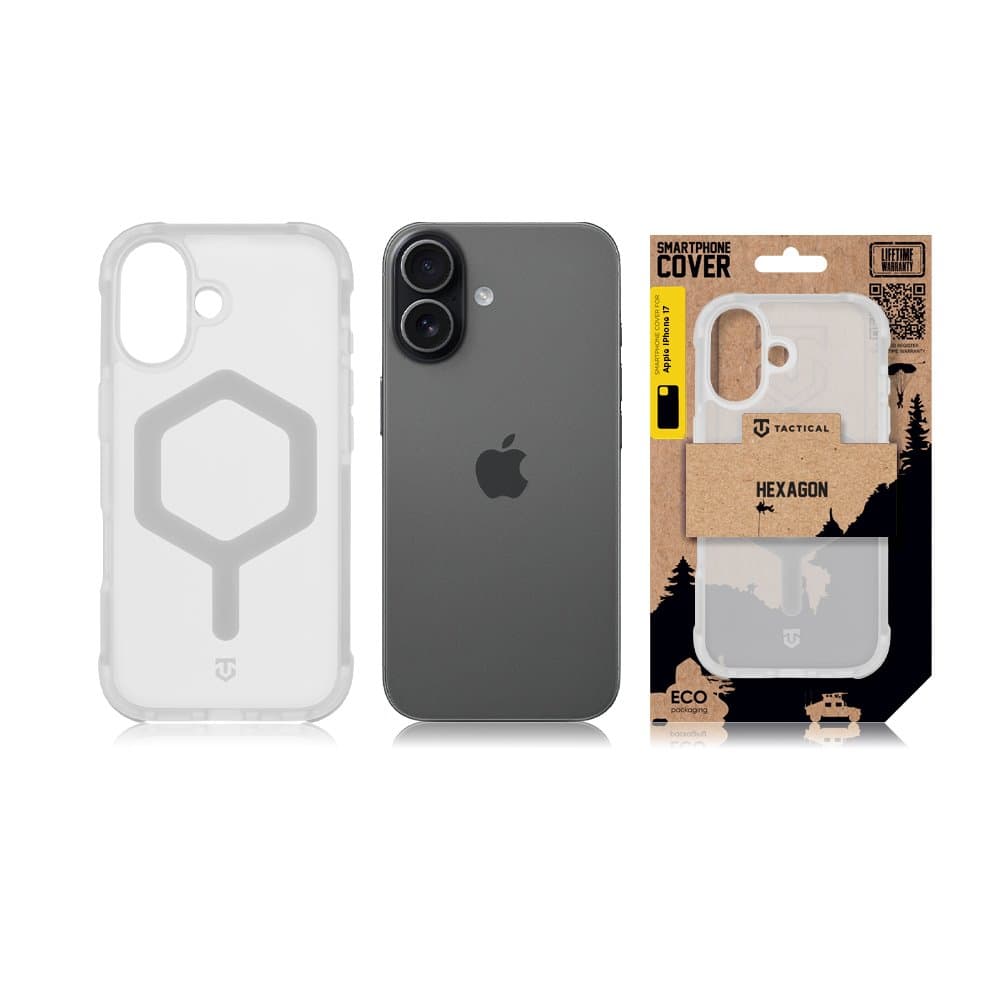 Zadní kryt Tactical MagForce Hexagon pro Apple iPhone 17 T-White - náhled 5