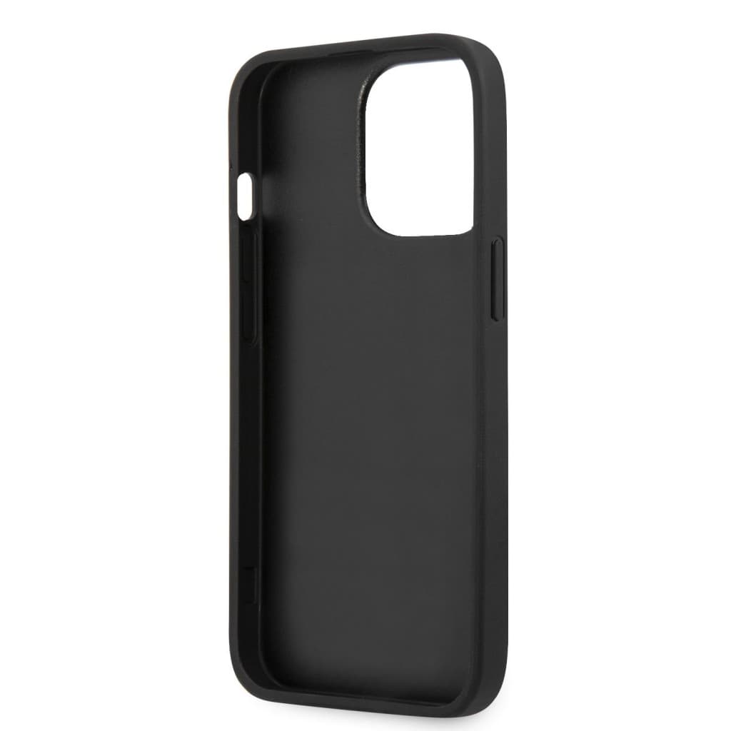 Guess PU 4G Metal Logo Zadní Kryt pro iPhone 13 Pro Max Grey - náhled 5