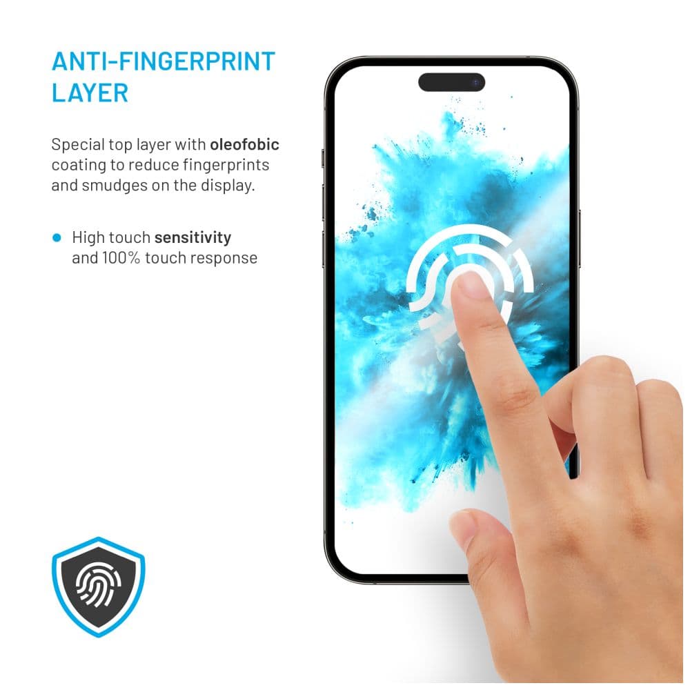 Tvrzené sklo FIXED Full-Cover s aplikátorem pro Apple iPhone 17, 2ks, černé - náhled 5