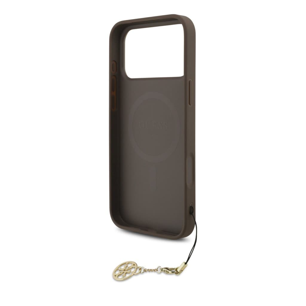 Zadní kryt Guess 4G Charm pro iPhone 17 Pro Max Tone on Tone Brown - náhled 5