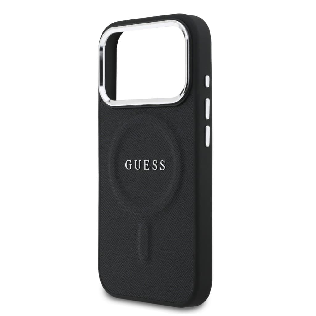 Zadní kryt Guess PU Saffiano MagSafe pro iPhone 17 Pro Black - náhled 5