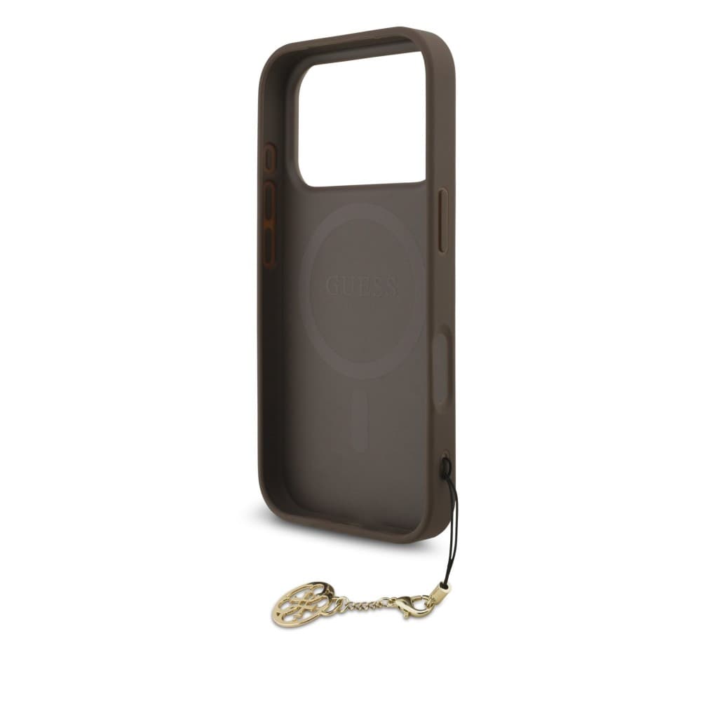 Zadní kryt Guess 4G Charm pro iPhone 17 Pro Tone on Tone Brown - náhled 5