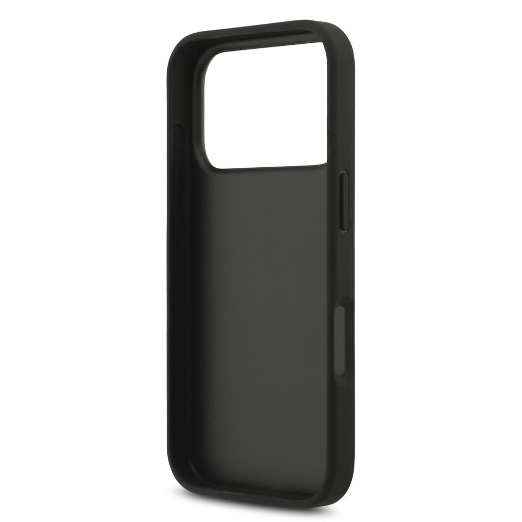 Zadní kryt Guess PU 4G Metal Logo Strap pro iPhone 17 Pro Black - náhled 5