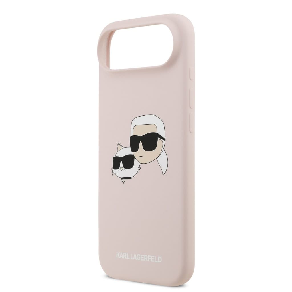 Zadní kryt Karl Lagerfeld Liquid Silicone Double Heads MagSafe pro iPhone 17 Air Pink - náhled 5