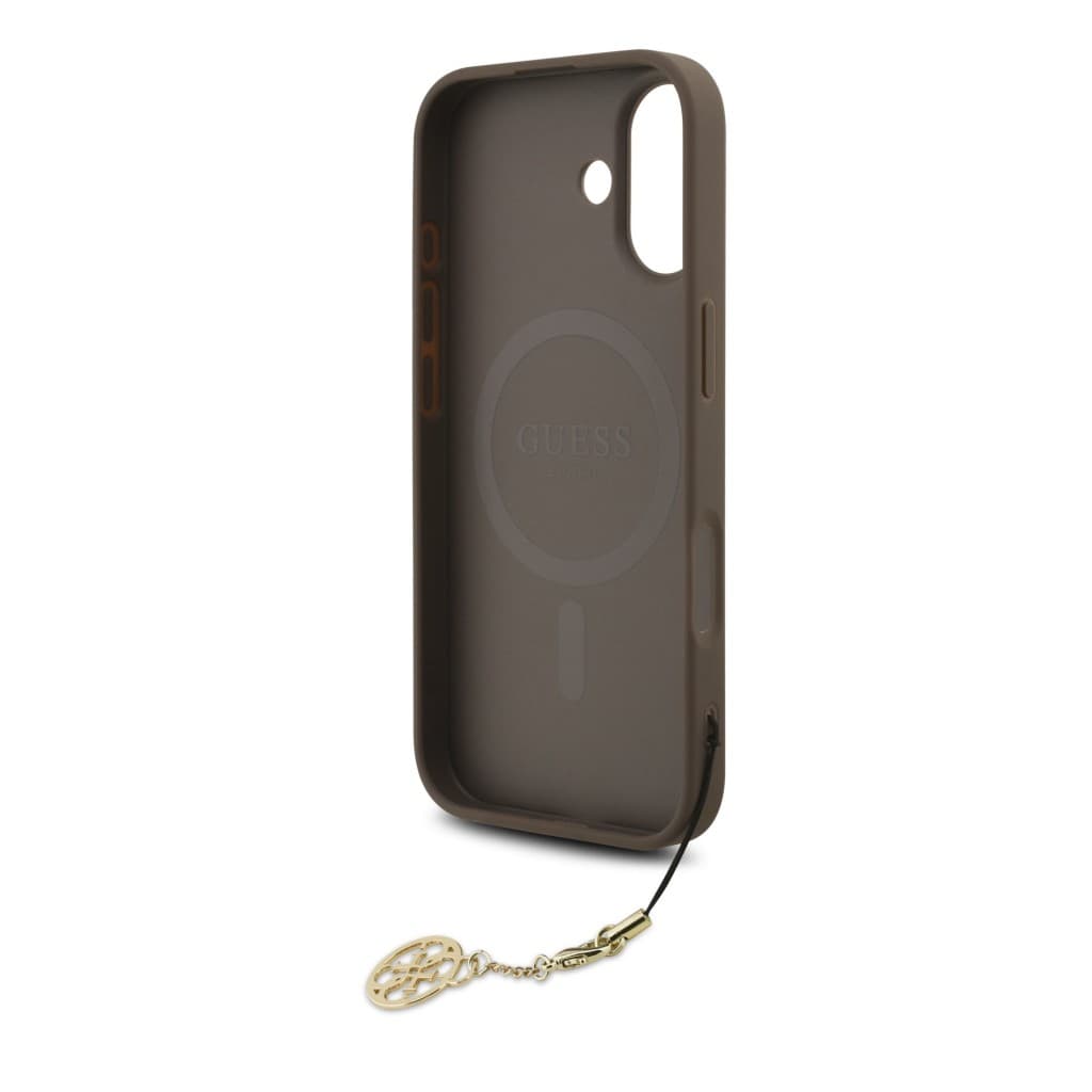 Zadní kryt Guess 4G Charm pro iPhone 17 Tone on Tone Brown - náhled 5