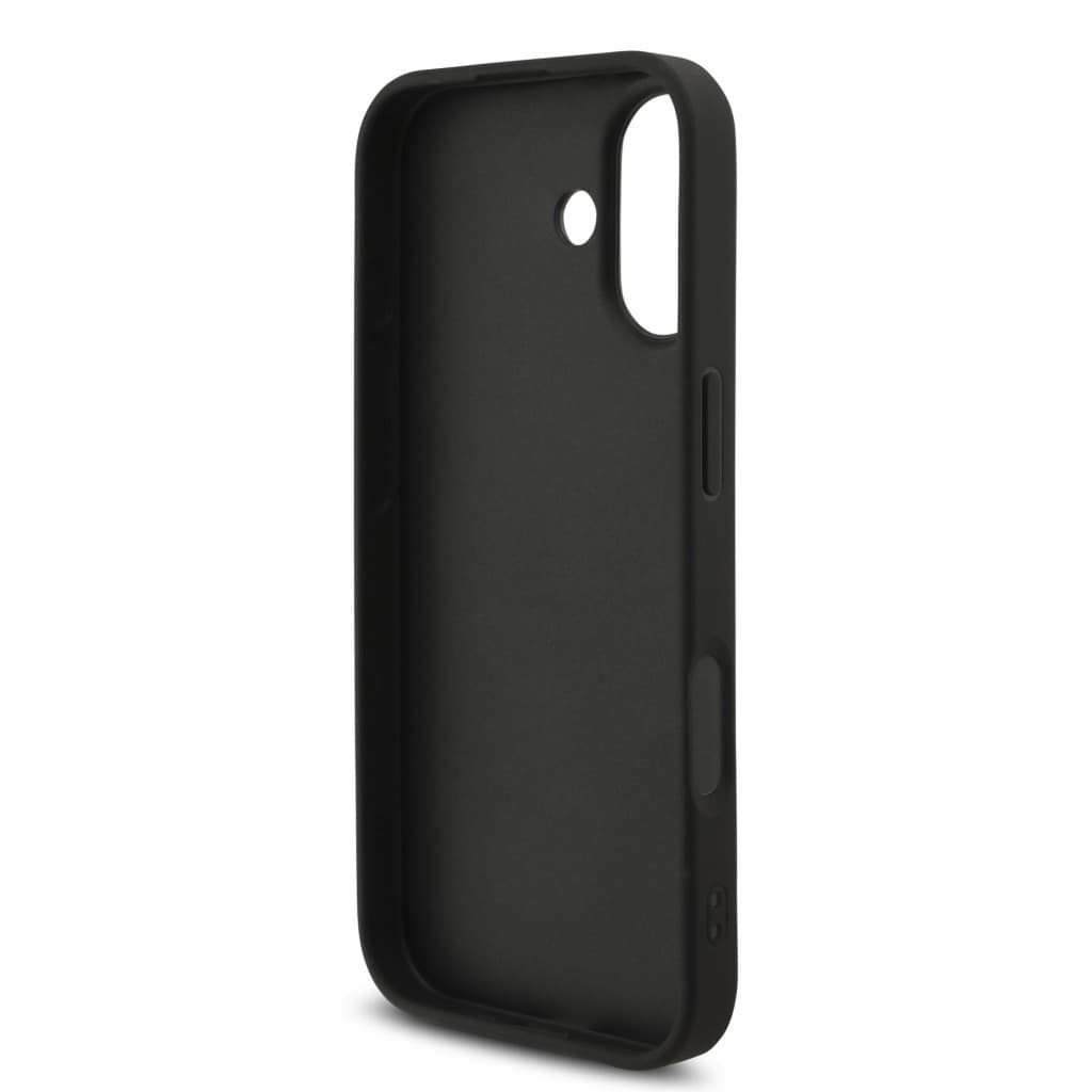 Zadní kryt Guess PU 4G Metal Logo Strap pro iPhone 17 Black - náhled 5