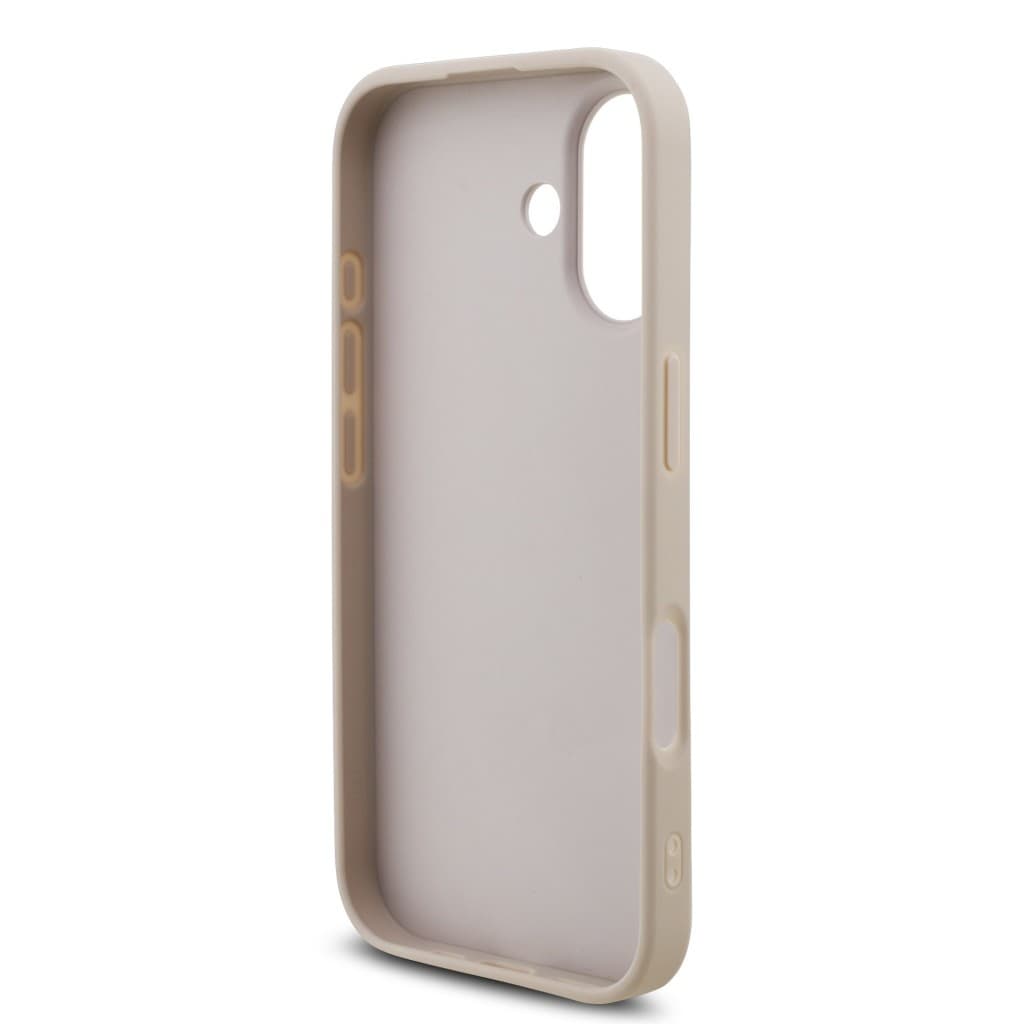 Zadní kryt Guess PU 4G Metal Logo Strap pro iPhone 17 Pink - náhled 5