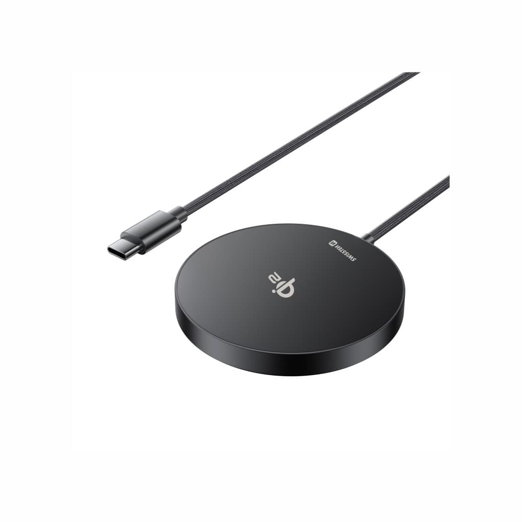 Bezdrátová nabíječka Swissten MagPuck QI2 1.5m 15W (kompatibilní s magsafe) - náhled 5