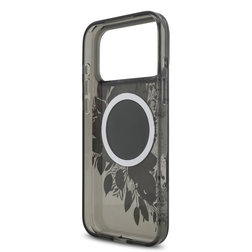Zadní kryt Guess IML Flowers Strap MagSafe pro iPhone 17 Pro Max Black - náhled 5