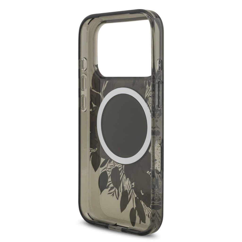 Zadní kryt Guess IML Flowers Strap MagSafe pro iPhone 17 Pro Black - náhled 5