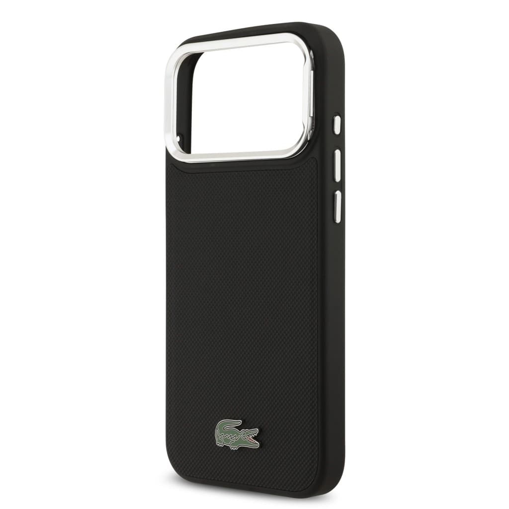 Zadní kryt Lacoste Iconic Petit Pique Camera Stand MagSafe pro iPhone 17 Pro Max Black - náhled 5