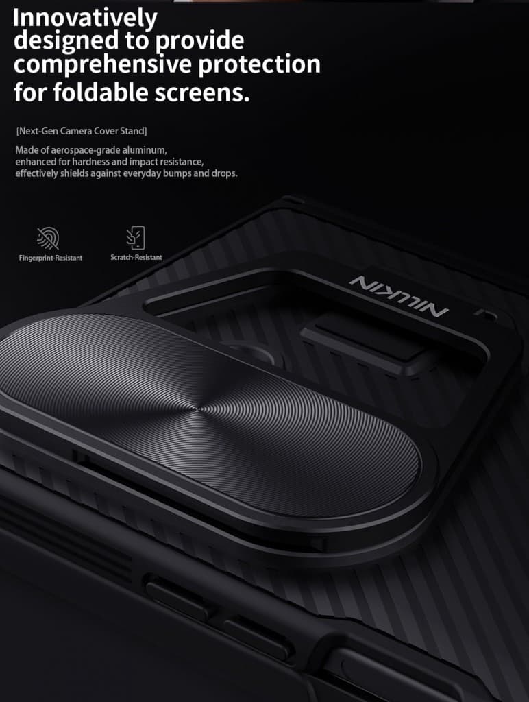 Zadní kryt Nillkin CamShield Prop pro Samsung Galaxy Z Fold 7 Black - náhled 5