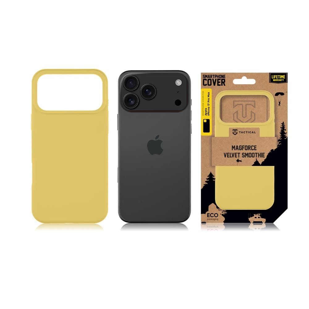 Zadní kryt Tactical Magproce Velvet Smoothie pro Apple iPhone 17 Pro Max Banana - náhled 5