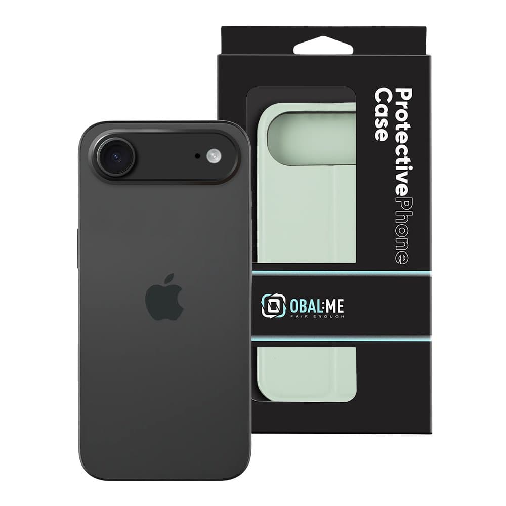 Knížkové pouzdro OBAL:ME SmoothTouch pro Apple iPhone 17 Air Mint Green - náhled 5