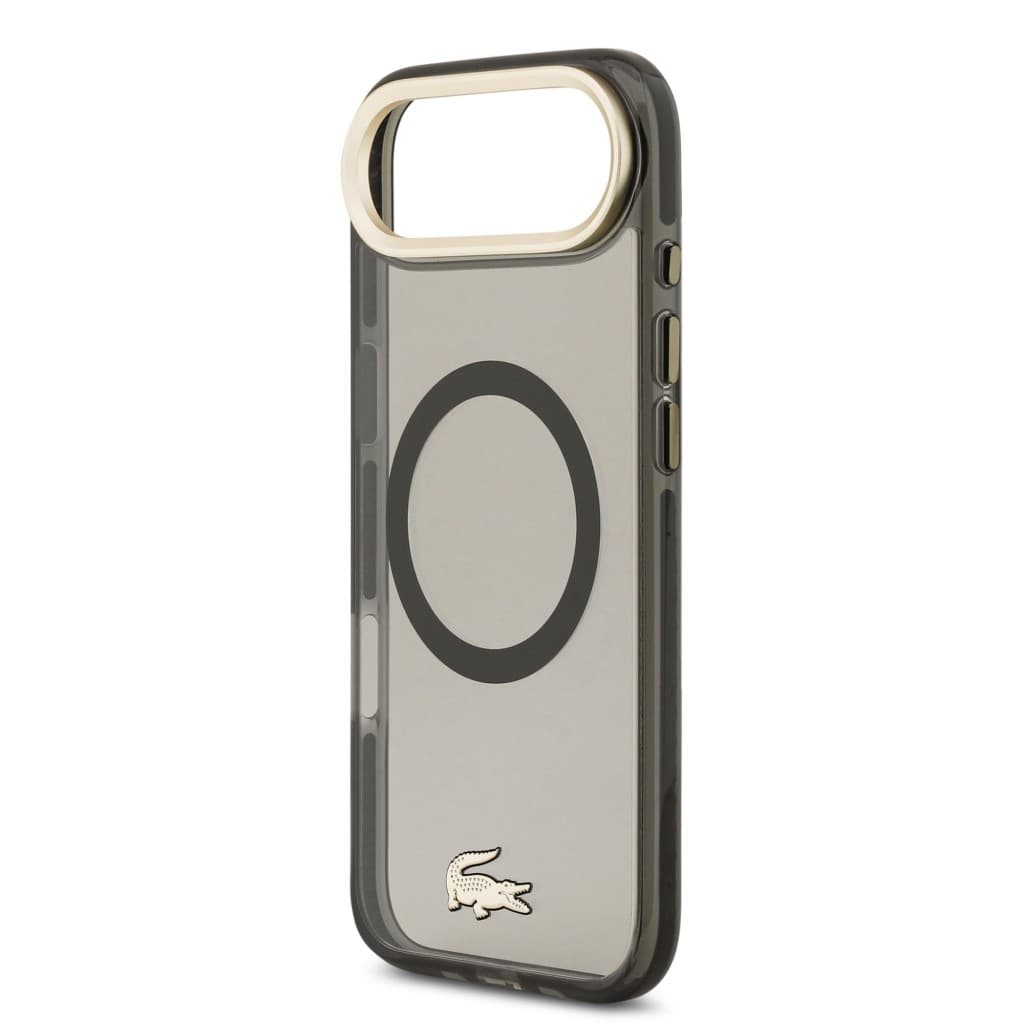 Zadní kryt Lacoste PC/TPU Frosted Finish Gold Logo MagSafe pro iPhone 17 Air Black - náhled 5