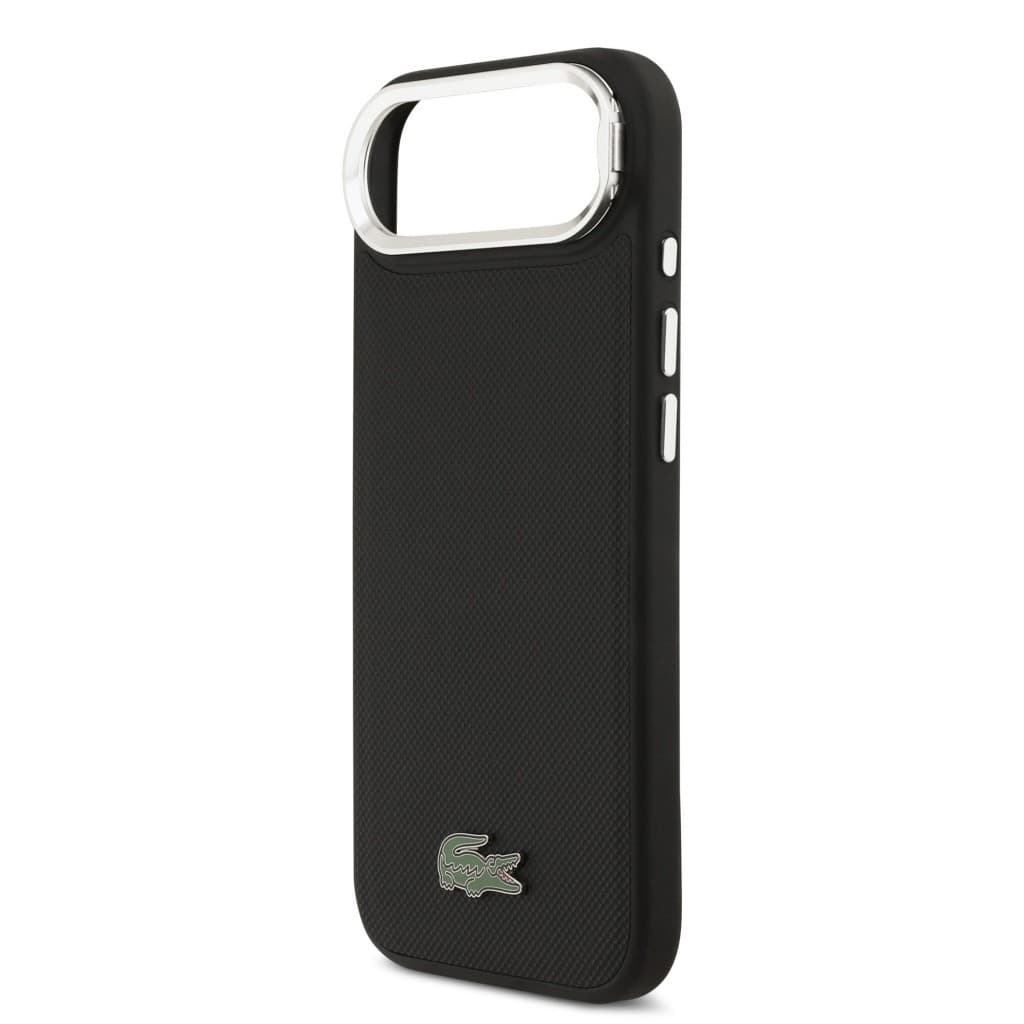 Zadní kryt Lacoste Iconic Petit Pique Camera Stand MagSafe pro iPhone 17 Air Black - náhled 5
