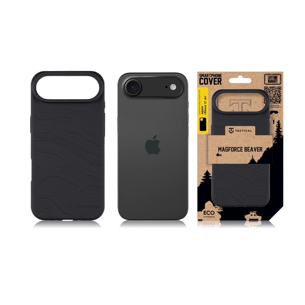 Zadní kryt Tactical MagForce Beaver pro iPhone 17 Air Asphalt - náhled 5
