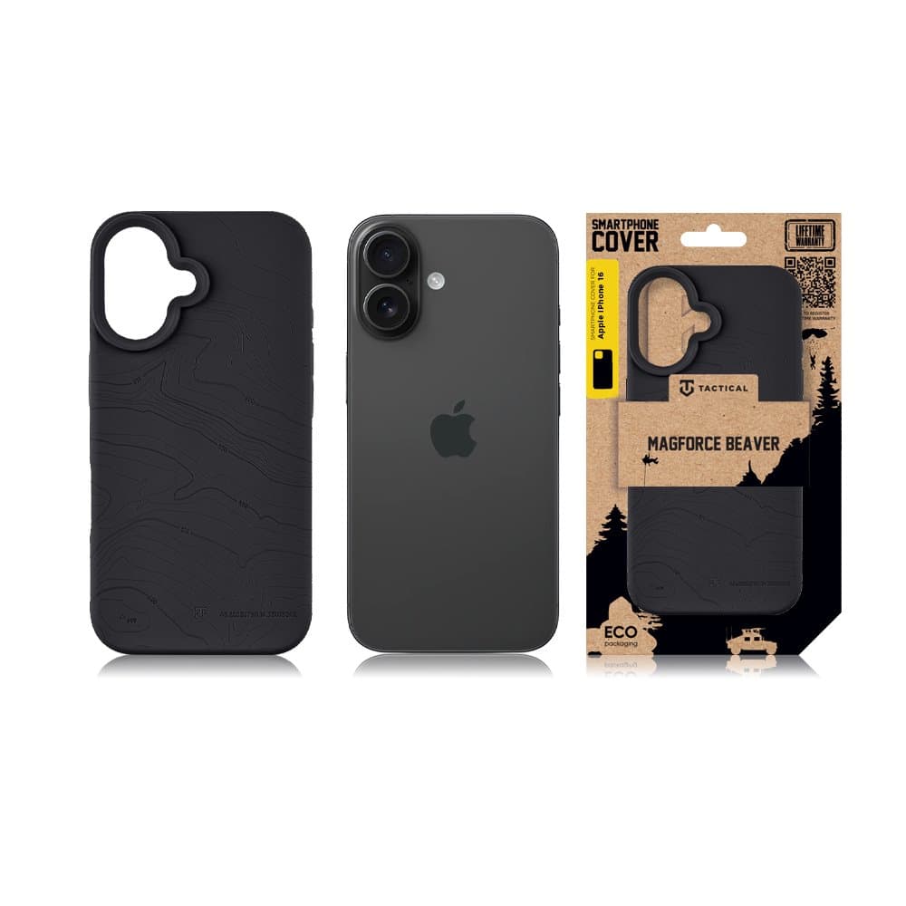 Zadní kryt Tactical MagForce Beaver pro iPhone 16 Asphalt - náhled 5