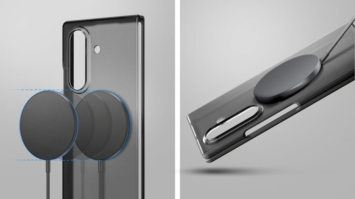 Magnetický kryt GP-FPF966PGB Samsung by Spigen Capella pro Galaxy Z Fold 7 Frost Black - náhled 5