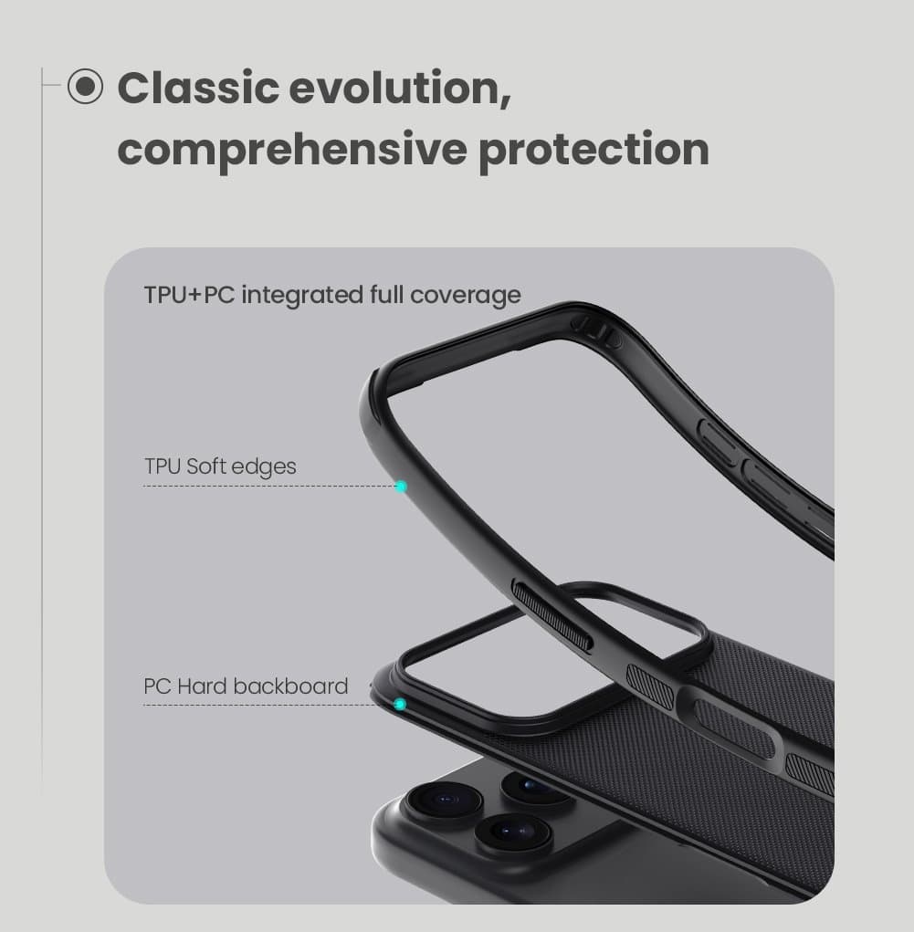Zadní kryt Nillkin Super Frosted PRO Magnetic pro Apple iPhone 17 Pro Black - náhled 5