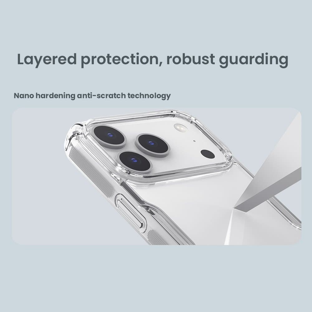 Zadní kryt Nillkin Nature TPU PRO pro Apple iPhone 17 Pro Transparent - náhled 5
