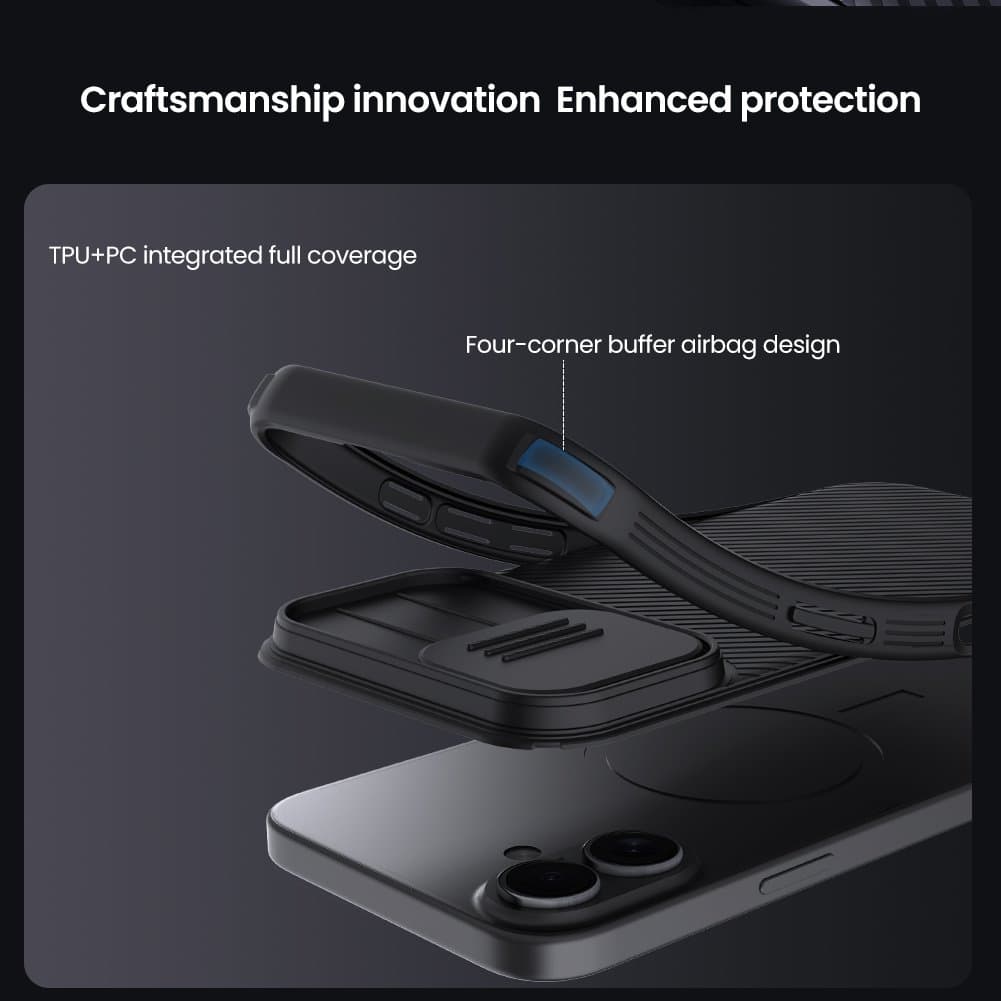 Zadní kryt Nillkin CamShield PRO pro Apple iPhone 17 Black - náhled 5