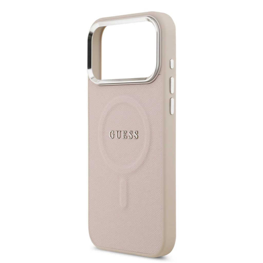 Zadní kryt Guess PU Saffiano MagSafe pro iPhone 17 Pro Max Pink - náhled 5