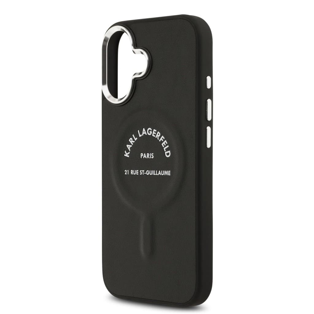 Zadní kryt Karl Lagerfeld PU RSG Logo MagSafe pro iPhone 17 Black - náhled 5